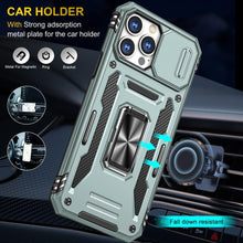 Load image into Gallery viewer, for iPhone 14 Pro Max Case with Magnetic Ring Kickstand and Camera Cover Military Grade Shockproof Protective Case for iPhone 14 - Shop &amp; Buy
