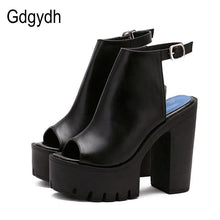 Load image into Gallery viewer, Gdgydh Hot Sale European Women Summer Shoes Slingbacks High Heels Sandals - Shop &amp; Buy
