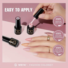 Load image into Gallery viewer, Gel Nail Polish Set 6 Colors, Nude Pink Shades Light Soft Pink Neutral Beige Tan Skin Tones All Seasons - Shop &amp; Buy
