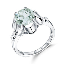 Load image into Gallery viewer, GEM&#39;S BALLET 2.73Ct Natural Green Amethyst Engagement Ring For Women 925 Sterling Silver Gemstone Finger Rings Fine Jewelry - Shop &amp; Buy
