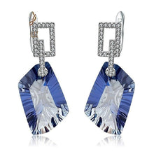 Load image into Gallery viewer, GEM&#39;S BALLET 42.40Ct Natural Iolite Blue Mystic Quartz Gemstone Drop Earrings 925 Sterling Silver Fine Jewelry for Women - Shop &amp; Buy

