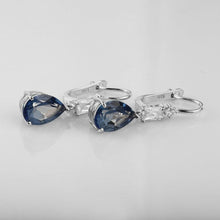 Load image into Gallery viewer, Gem&#39;s Ballet 7.57Ct Natural Iolite Blue Mystic Quartz Gemstone Drop Earrings 925 Sterling Silver Fine Jewelry For Women Wedding - Shop &amp; Buy
