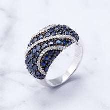 Load image into Gallery viewer, GEM&#39;S BALLET Natural Blue Sapphire Ring 925 sterling silver Natural Gemstone Rings For Women Gift Vintage Fine Jewelry - Shop &amp; Buy
