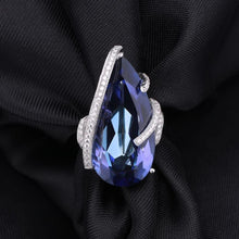Load image into Gallery viewer, GEM&#39;S BALLET Natural Iolite Blue Mystic Quartz Jewelry Set 925 Sterling Silver Earrings Ring Pendant Sets For Women Fine Jewelry - Shop &amp; Buy