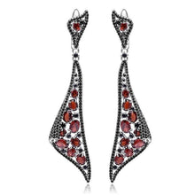 Load image into Gallery viewer, GEM&#39;S BALLET Natural Red Garnet Gemstone Earrings 925 Sterling Sliver Vintage Gothic Punk Drop Earrings For Women Party Jewelry - Shop &amp; Buy
