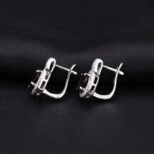 Load image into Gallery viewer, Gem&#39;s Ballet Natural Smoky Quartz Genuine 925 sterling silver Clip Earrings For Women Gift Fashion Style Wedding Engagement - Shop &amp; Buy
