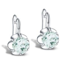 Load image into Gallery viewer, GEM&#39;S BALLET Pure 925 Sterling Silver Fine Jewelry Oval 5.47Ct Natural Green Amethyst Birthstone Stud Earrings For Women - Shop &amp; Buy
