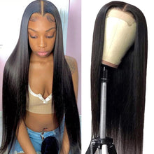 Load image into Gallery viewer, HD Lace Frontal Wig 13X4 Straight Lace Front Wigs Brazilian 4x4 Lace Closure Wigs Remy Human Hair Straight Transparent Lace Wigs - Shop &amp; Buy
