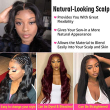 Load image into Gallery viewer, HD Transparent 13x4 Body Wave Lace Front Wig Pre Plucked Lace Frontal Wig Human Hair Wigs For Women 4x4 Closure Wig for Women - Shop &amp; Buy
