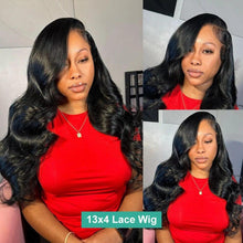 Load image into Gallery viewer, HD Transparent 13x6 Body Wave Lace Front Human Hair Wigs Brazilian 30 Inch Loos Body Wave 13x6 Lace Frontal Wigs For Black Women - Shop &amp; Buy
