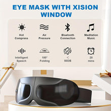 Load image into Gallery viewer, Heated Eye Massager for Migraines, Rechargeable Eye Mask Face Massager - Shop &amp; Buy
