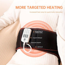 Load image into Gallery viewer, Heating Pad for Back, Heat Back Massager, Belly Wrap Belt with Vibration Massage - Shop &amp; Buy
