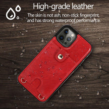 Load image into Gallery viewer, High-grade Crossbody Lanyard Leather Case for iPhone 14 Pro Max 13 12 Mini Pro Slim Fit with Card Slots Drop Protection Cover - Shop &amp; Buy
