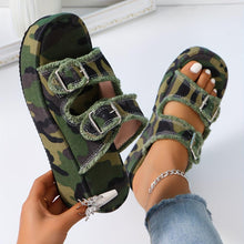 Load image into Gallery viewer, High Heel Platform Wedge Sandals - Slip-on Open Toe Summer Shoes with Buckle Design - Shop &amp; Buy
