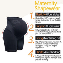 Load image into Gallery viewer, High Waist Maternity Shapewear Abdomen Support Seamless Shorts Pregnancy Tummy Control Slimming Panties - Shop &amp; Buy
