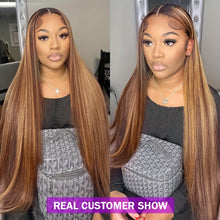Load image into Gallery viewer, Highlight 13x4 HD Lace Front Human Hair Wigs For Women - Shop &amp; Buy
