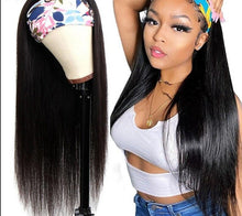 Load image into Gallery viewer, Highlight Smooth Human Hair Wigs Bone Straight Headband Wigs Nicelight Glueless Full Machine Made Ombre Remy Wig For Women - Shop &amp; Buy
