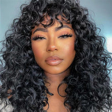 Load image into Gallery viewer, Human Hair Wigs With Bangs Short Curly Wig Full Machine Made For Women - Shop &amp; Buy
