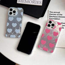 Load image into Gallery viewer, Ins love heart imd shiny cartoon cute back cover for iphone 15 11 12 promax 13 14 pro max protector phone case - Shop &amp; Buy
