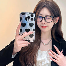 Load image into Gallery viewer, Ins love heart imd shiny cartoon cute back cover for iphone 15 11 12 promax 13 14 pro max protector phone case - Shop &amp; Buy
