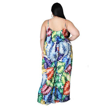 Load image into Gallery viewer, Jumpsuit Women Plus Size Clothing 5xl Floral Print Sexy Outfits Elegance Strapless Tank One Piece Outfit - Shop &amp; Buy
