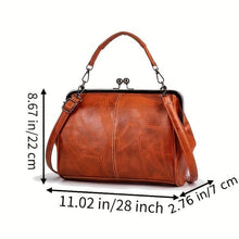 Load image into Gallery viewer, Ladies Soft Retro Leather Large Capacity Multi-Pocket Portable Shoulder Crossbody Women Handbag Cell Phone Bag Clutch Bag Purse Party Dinner Bag - Shop &amp; Buy
