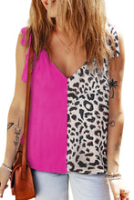 Load image into Gallery viewer, Leopard Contrast V-Neck Tank - Shop &amp; Buy