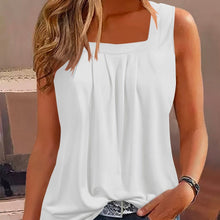 Load image into Gallery viewer, Lightweight Square Neck Tank Top - Fashion-Forward Casual Wear for Women - Breathable &amp; Versatile Style for Summer &amp; Spring - Shop &amp; Buy
