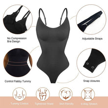 Load image into Gallery viewer, Low Back Bodysuit for Women Tummy Control Shapewear Seamless Sculpting Body Shaper Thong Tank Top Summer Backless Clothing - Shop &amp; Buy

