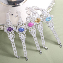 Load image into Gallery viewer, Luxury Gemstone Bracelet Natural Amethyst Vintage Bridal Bracelet Bangle in 925 Sterling Silver Wedding Jewelry - Shop &amp; Buy
