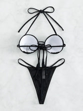 Load image into Gallery viewer, Luxury Hot Drill Bikinis Sets Women Halter Black Rhinestone Lace Up Micro Swimsuit Brazilian Bathing Suit Triangle Swimwear - Shop &amp; Buy
