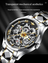 Load image into Gallery viewer, Luxury Men Mechanical Wristwatch Automatic Watch Men Skeleton Tungsten steel Sapphire Business Watch - Shop &amp; Buy
