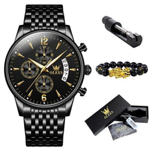 Load image into Gallery viewer, Luxury Men Watches Waterproof Luminous Sport Watch Chronograph Multifunction Business Fashion Gold Quartz Watch - Shop &amp; Buy

