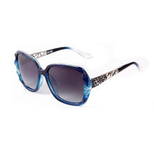 Load image into Gallery viewer, Luxury Oversized Square Polarized Sunglasses Women Metal Cat Eye Gradient Mirror Blue Lens Sun Glasses Shade Eyewear - Shop &amp; Buy

