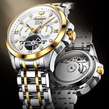 Load image into Gallery viewer, Luxury Watches Automatic Mechanical Watch Men 50M Waterproof Stainless Steel Original Sapphire Mirror Skeleton Male Watch - Shop &amp; Buy
