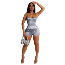 Load image into Gallery viewer, Luxury Women Spaghetti Strap Bodycon Playsuits Chic Strapless Sleeveless One Piece Jumpsuit Vintage Backless Party Club Bodysuit - Shop &amp; Buy