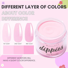Load image into Gallery viewer, Makartt Dip Powder Kit, Dip Powder Starter Kit 0.35Oz 6 Colors Clear Pink Collection Dip Nail Kit French Nail Dip Powder Art - Shop &amp; Buy
