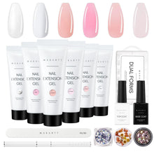Load image into Gallery viewer, Makartt Poly Nail Extension Gel Kit Acrylic Extension Gel Nail Enhancement Clear Pink Nail Gel Trail Set All-in-One Starter Kit - Shop &amp; Buy
