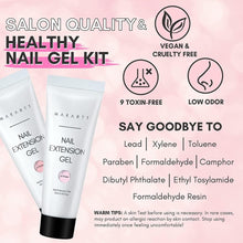 Load image into Gallery viewer, Makartt Poly Nail Extension Gel Kit Acrylic Extension Gel Nail Enhancement Clear Pink Nail Gel Trail Set All-in-One Starter Kit - Shop &amp; Buy
