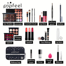 Load image into Gallery viewer, Makeup Kit Set, Cosmetic Set, Eyeshadow Palette, Lip Gloss Set, Liquid Lipstick, Makeup Sponge, Foundation - Shop &amp; Buy
