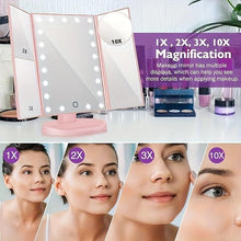 Load image into Gallery viewer, Makeup Mirror with Lights, 1x/2x/3x/10x Magnification Vanity Mirror, Touch Control - Shop &amp; Buy
