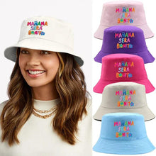 Load image into Gallery viewer, Manana Sera Bonito Print Fisherman Hat Karol G Bucket Hat Breathable Couple Hat - Shop &amp; Buy
