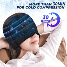Load image into Gallery viewer, Migraine Relief Cap with Soft Plush Inner Prevent Frostbite, Migraine Ice Head Wrap with Cold &amp; Hot Therapy - Shop &amp; Buy
