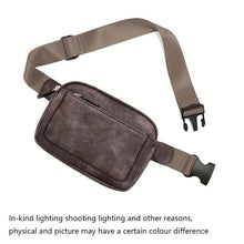 Load image into Gallery viewer, Mini Cute Color Block Sling Bag, Lightweight Portable PU Leather Outdoor Sports Fitness Chest Bag With Adjustable Strap - Shop &amp; Buy
