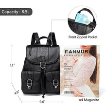 Load image into Gallery viewer, Mini Leather Backpack for Women Casual Soft Women Backpack Purse Luxury Rucksack for Girls Drawstring Backpack - Shop &amp; Buy
