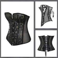 Load image into Gallery viewer, Miss Moly Sexy Steampunk Corset Hollow Out Lace shapewear 12 sprial steel bones Pulling Up Tops - Shop &amp; Buy