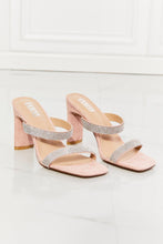 Load image into Gallery viewer, MMShoes Leave A Little Sparkle Rhinestone Block Heel Sandal in Pink - Shop &amp; Buy