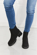 Load image into Gallery viewer, MMShoes Work For It Matte Lug Sole Chelsea Boots in Black - Shop &amp; Buy
