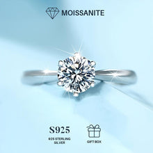 Load image into Gallery viewer, Moissanite Promise Ring 925 Sterling Silver Engagement/ Wedding Ring High Quality Jewelry - Shop &amp; Buy
