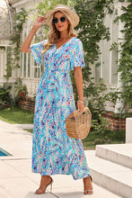 Load image into Gallery viewer, Multicolored V-Neck Maxi Dress - Shop &amp; Buy